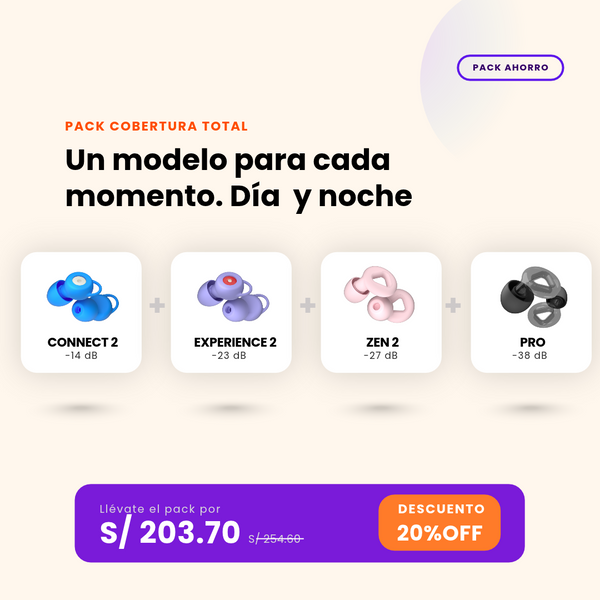 Pack Cobertura Total: Connect 2, Experience 2, Zen 2 y Pro por S/ 203.70 con 20% de descuento