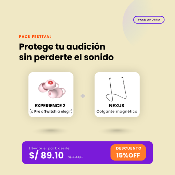 Pack Festival: Experience 2, Pro o Switch + Nexus, desde S/ 89.10 con 15% de descuento