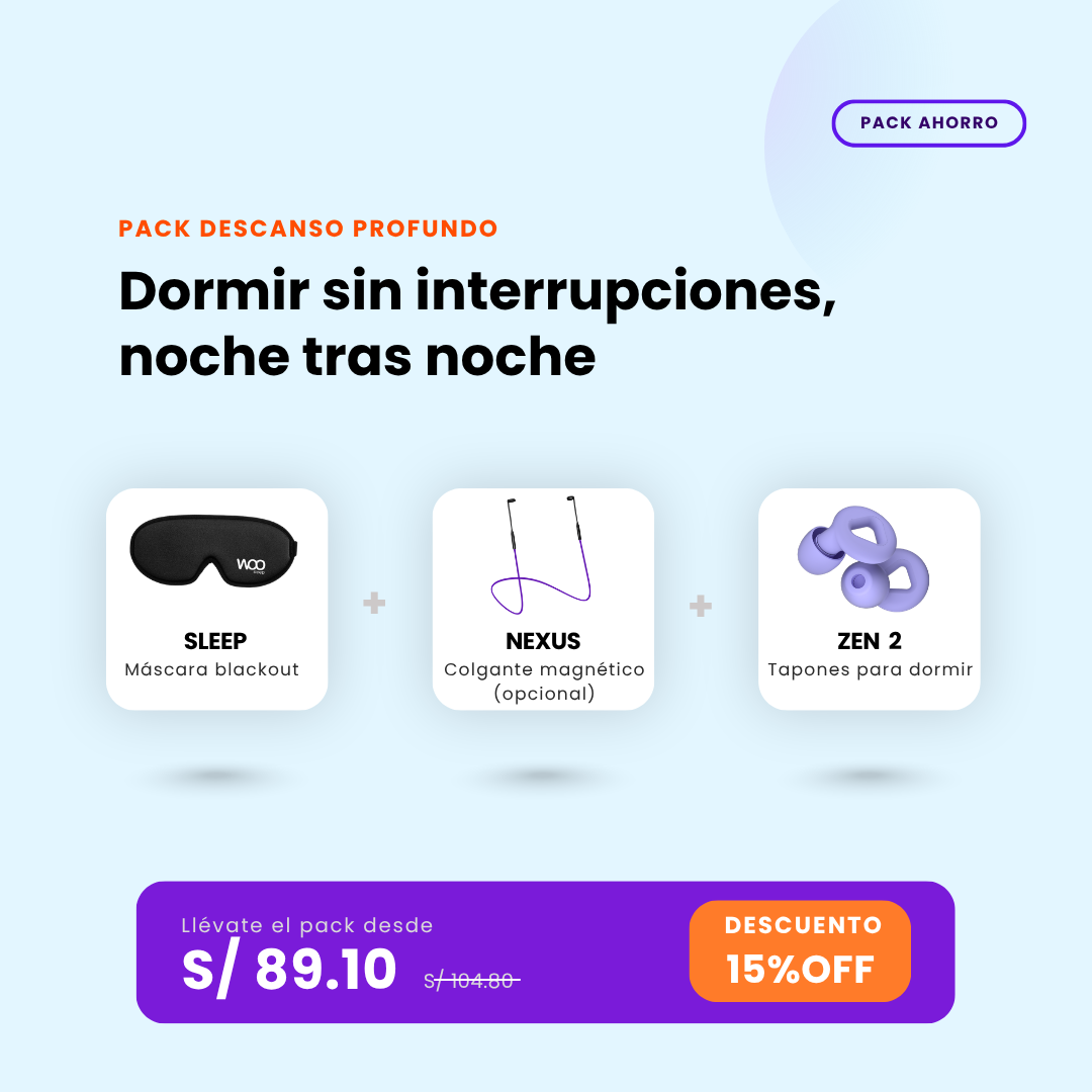 Pack Descanso Profundo: Zen 2 + Sleep + Nexus opcional, desde S/ 89.10 con 15% de descuento