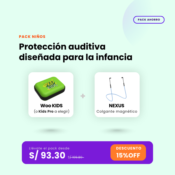 Pack Niños: Woo Kids o Kids Pro + Nexus, desde S/ 93.30 con 15% de descuento