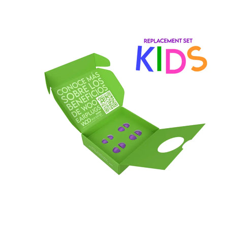 Set de Repuestos Woo Earplugs Kids Black